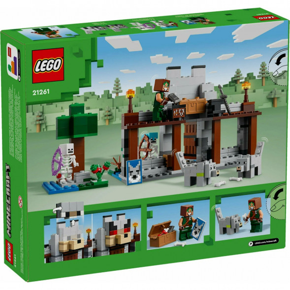 Конструктор LEGO Minecraft 21261 Волчья крепость в Мурманске