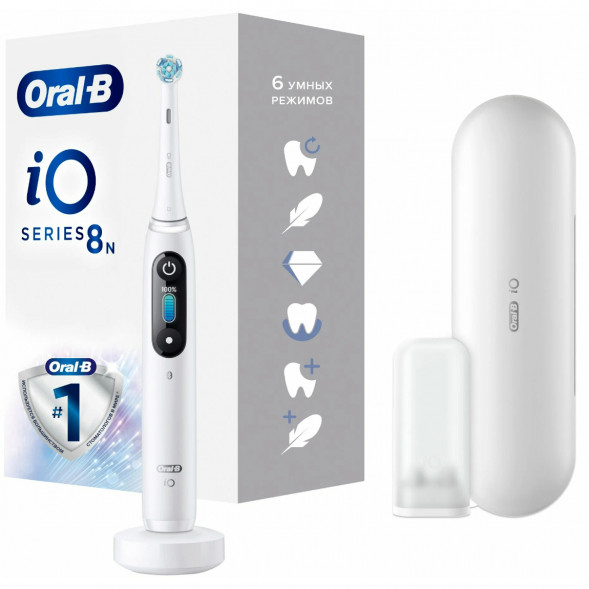 Зубная щетка электрическая Oral-B iO Series 8, белый в Мурманске