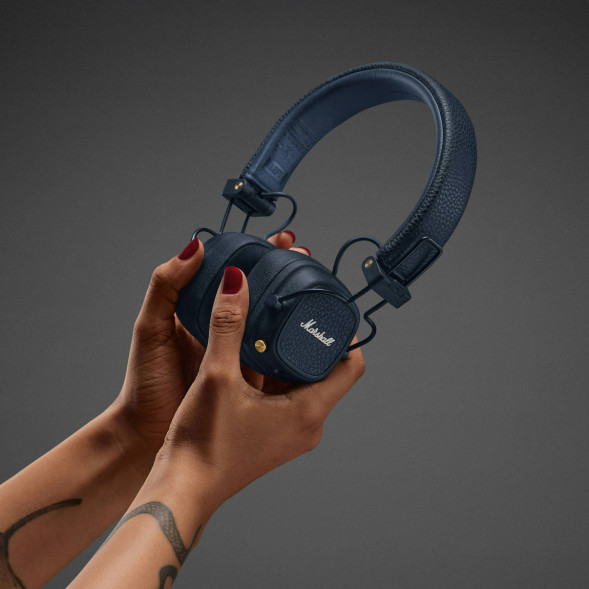 Беспроводные наушники Marshall Major V, синий в Мурманске