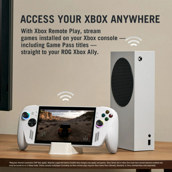 Портативная игровая консоль Asus Rog Ally Xbox 16GB/512GB Z2A, White в Мурманске