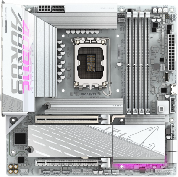 Материнская плата Gigabyte B860M AORUS ELITE WIFI6E ICE (LGA1851, mATX) в Мурманске