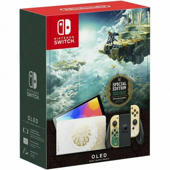 Игровая приставка Nintendo Switch OLED 64 ГБ, без игр, The Legend of Zelda: Tears of the Kingdom в Мурманске