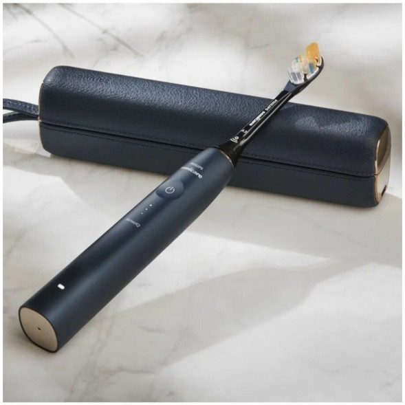 Электрическая звуковая зубная щетка Philips Sonicare 9900 Prestige HX9992/12, Dark Blue в Мурманске