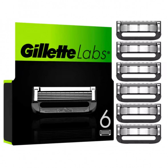 Лезвия для бритвы Gillette Labs, 6 шт. в Мурманске