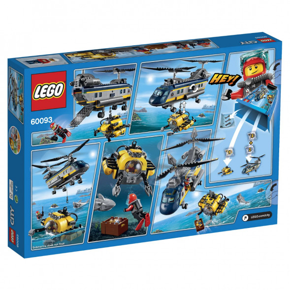 Конструктор LEGO City Deep Sea Explorers 60093 Вертолет исследователей моря в Мурманске