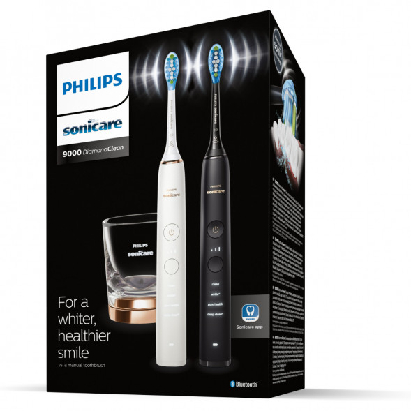 Набор из 2 электрических зубных щеток Philips Sonicare HX9914/57 9000 DiamondClean в Мурманске