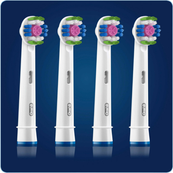 Насадки на зубные щетки Oral-B 3D White, 4 шт. в Мурманске