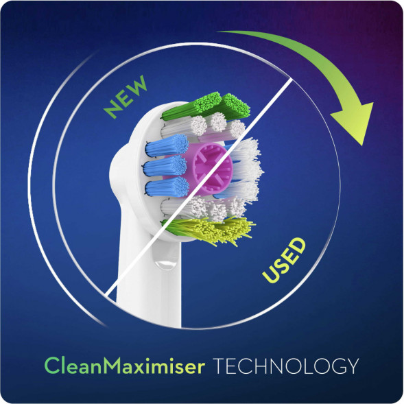 Насадки на зубные щетки Oral-B 3D White, 4 шт. в Мурманске