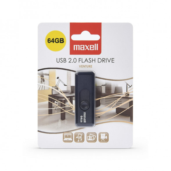 Карта памяти Maxell USB 2.0 64 ГБ Venture в Мурманске