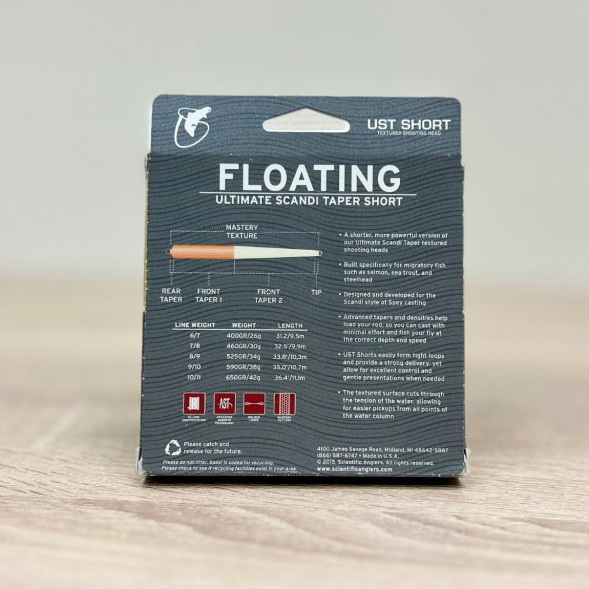 Рыболовная леска Scientific Anglers UST Short St-8/9-f Floating 124997 в Мурманске