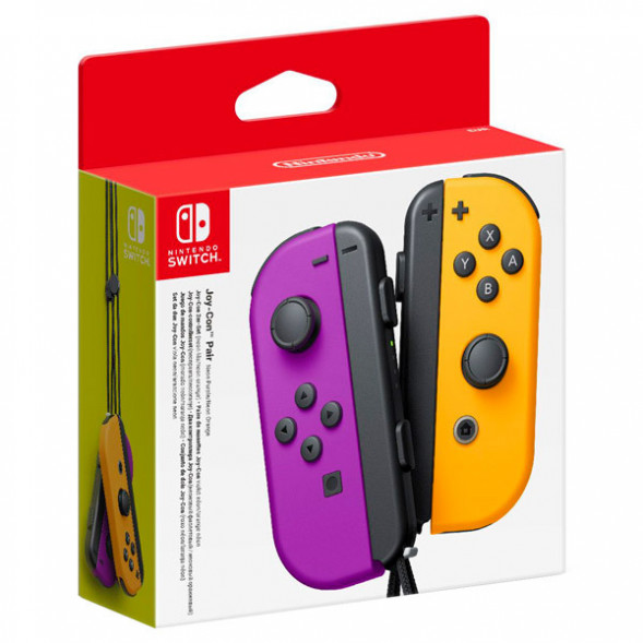 Геймпад Nintendo Switch Joy-Con controllers Duo, фиолетовый/оранжевый в Мурманске