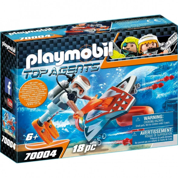 Конструктор Playmobil Top Agents 70004 Подводное крыло шпионской команды в Мурманске