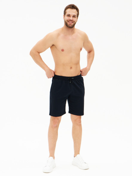 Шорты мужские трикотажные, синий, XXL в Мурманске