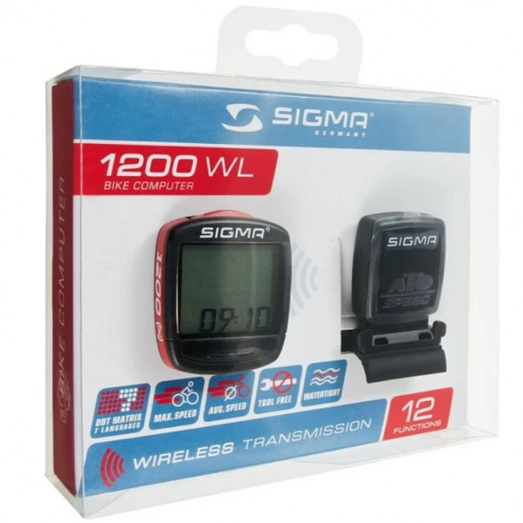 Велокомпьютер беспроводной 12 функций Sigma BC 1200 WL в Мурманске