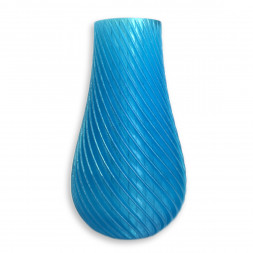 Ваза для сухоцветов HatRom Spiral, голубой