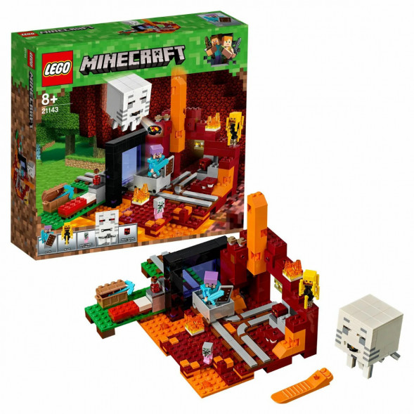 Конструктор LEGO Minecraft 21143 Портал в Подземелье  в Мурманске