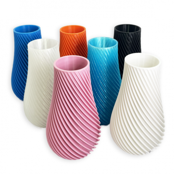 Ваза для сухоцветов HatRom Spiral, оранжевый в Мурманске