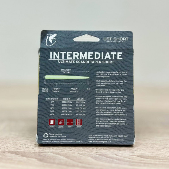 Рыболовная леска Scientific Anglers UST Short St-9/10-I Intermediate 125208 в Мурманске