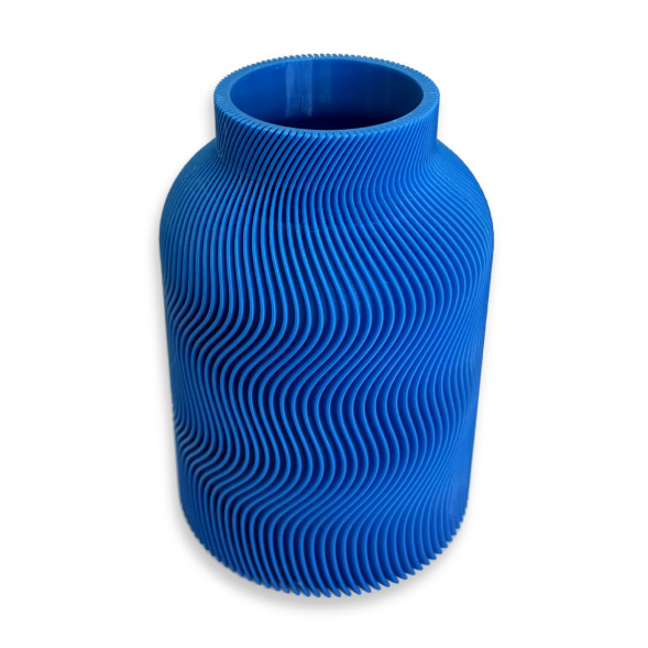 Ваза для сухоцветов HatRom Wave, синий в Мурманске