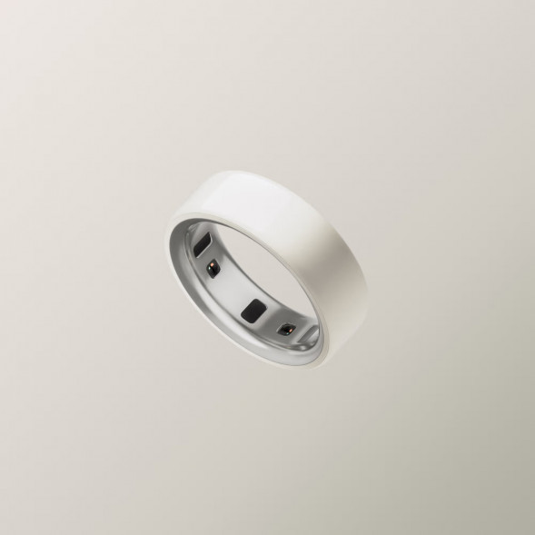 Умное кольцо Oura Ring 4 Ceramic (размер 8), Облако/Cloud в Мурманске