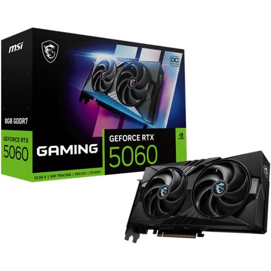 Видеокарта MSI RTX 5060 8 ГБ RTL (RTX 5060 8G GAMING OC) в Мурманске