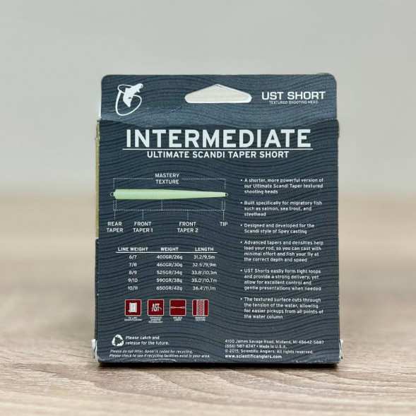 Рыболовная леска Scientific Anglers UST Short St-10/11-I Intermediate 125215 в Мурманске