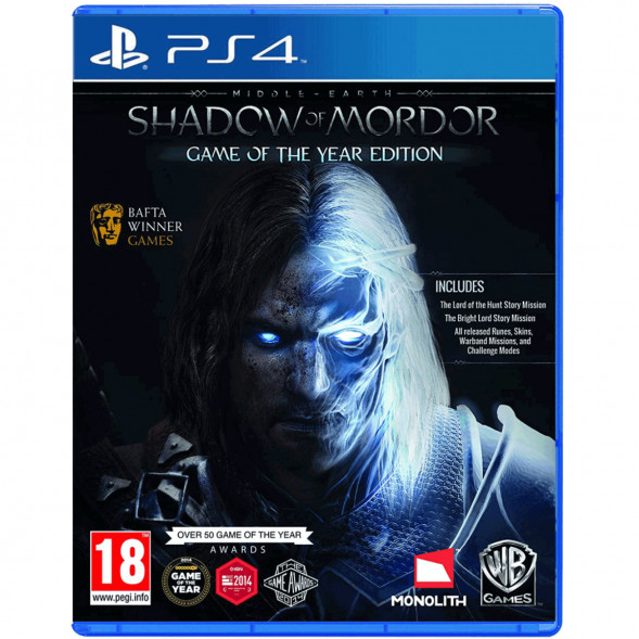 Игра Middle Earth: Shadow Of Mordor. Game of the Year Edition [PS4, русские субтитры] в Мурманске