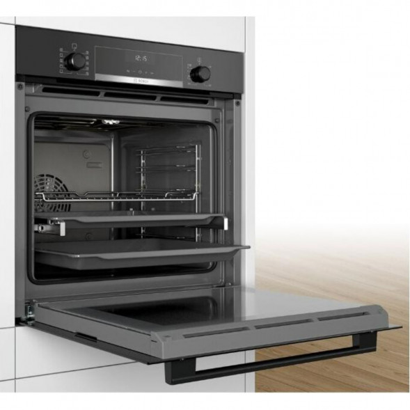 Духовой электрический шкаф Bosch HBG5370B0, черный в Мурманске