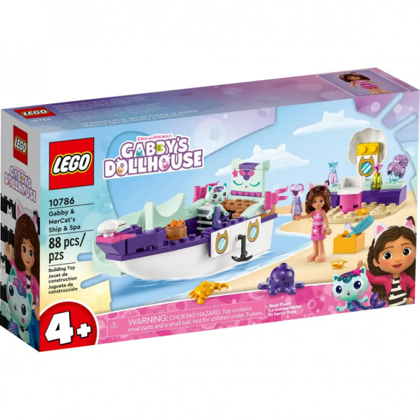 Конструктор LEGO Gabby&amp;#039;s Dollhouse 10786 Корабль и спа Габби и МерКэта в Мурманске