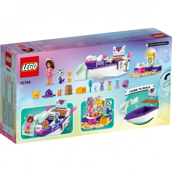 Конструктор LEGO Gabby&amp;#039;s Dollhouse 10786 Корабль и спа Габби и МерКэта в Мурманске