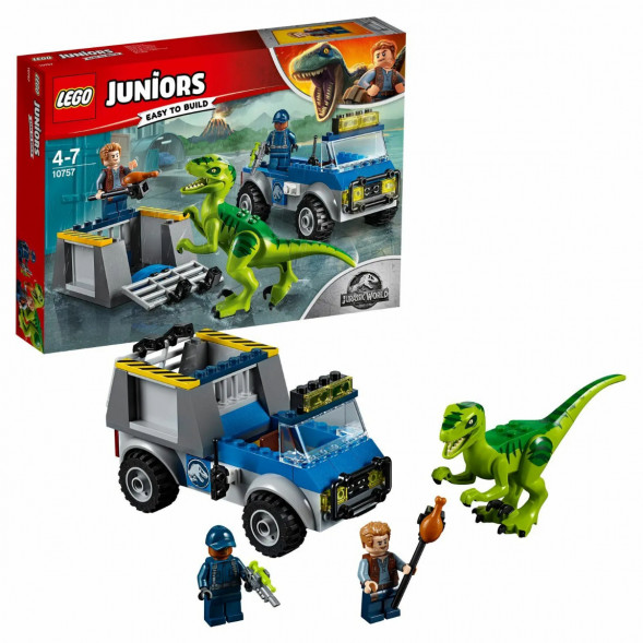 Конструктор LEGO Juniors 10757 Грузовик спасателей для перевозки раптора в Мурманске